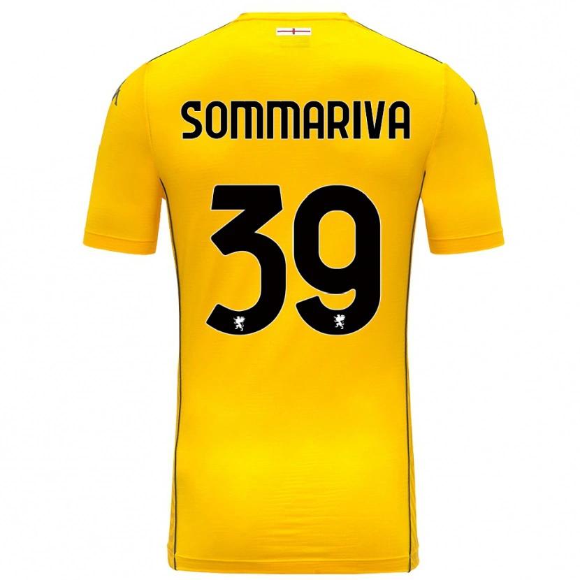 Danxen Homem Daniele Sommariva #39 Amarelo Escuro Preto Camisola Guarda-Redes 2025/26 Camisa Brasil