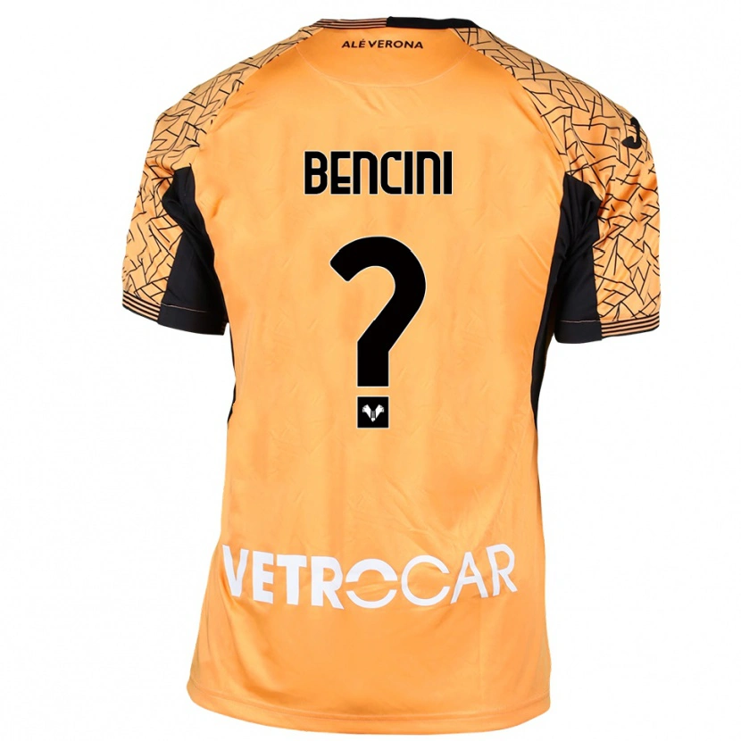 Danxen Homem Mattia Bencini #0 Preto Laranja Branco Camisola Guarda-Redes 2025/26 Camisa Brasil