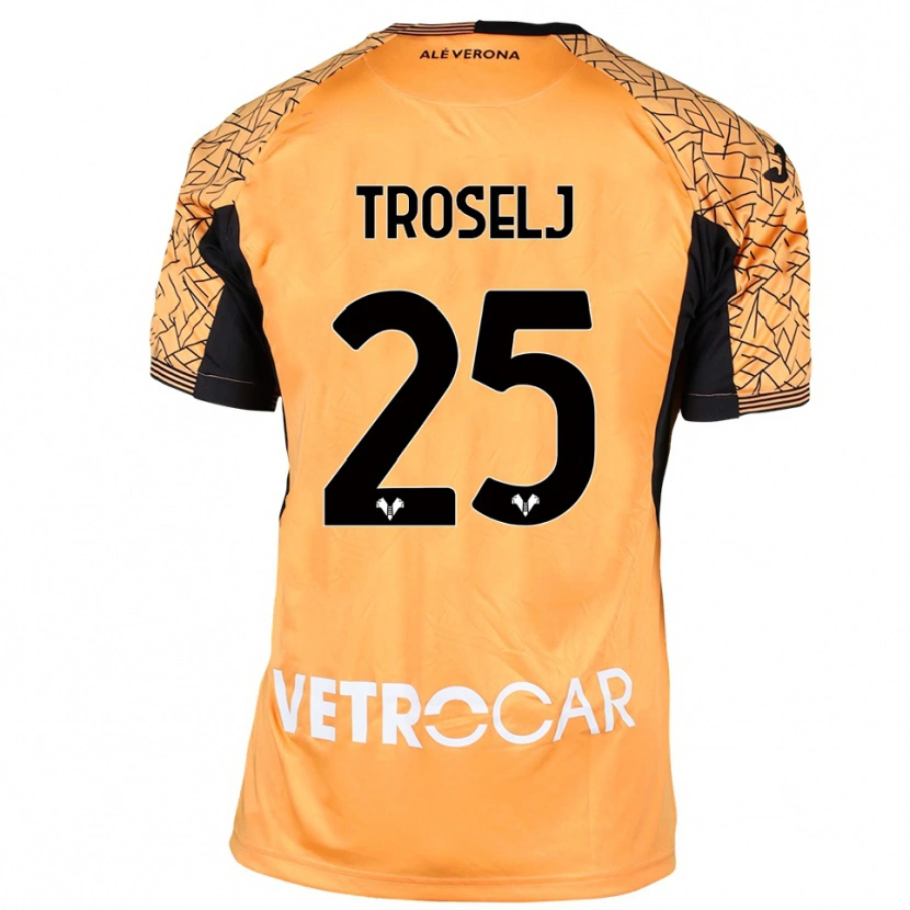 Danxen Homem Ethan Troselj #25 Preto Laranja Branco Camisola Guarda-Redes 2025/26 Camisa Brasil