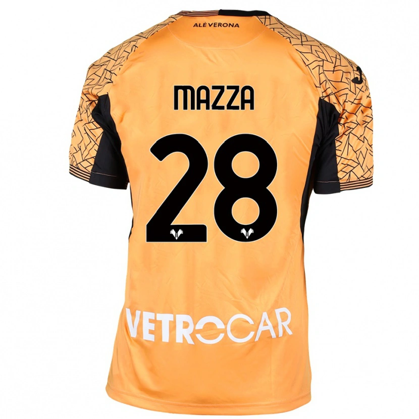 Danxen Homem Vittoria Karol Mazza #28 Preto Laranja Branco Camisola Guarda-Redes 2025/26 Camisa Brasil