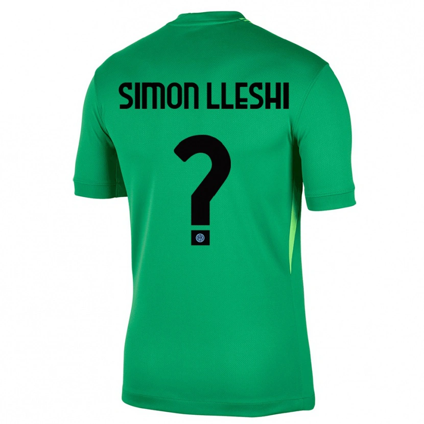 Danxen Homem Simon Lleshi #0 Verde Claro Preto Camisola Guarda-Redes 2025/26 Camisa Brasil