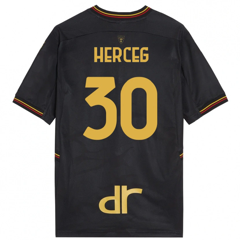 Danxen Homem Lovro Herceg #30 Preto Marrom Camisola Guarda-Redes 2025/26 Camisa Brasil