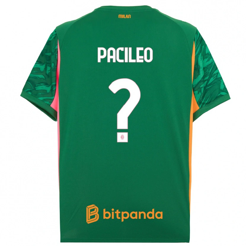 Danxen Homem Alessandro Pacileo #0 Rosa Laranja Verde Camisola Guarda-Redes 2025/26 Camisa Brasil