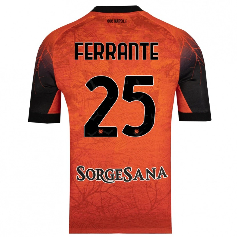 Danxen Homem Mathias Ferrante #25 Preto Vermelho Laranja Camisola Guarda-Redes 2025/26 Camisa Brasil