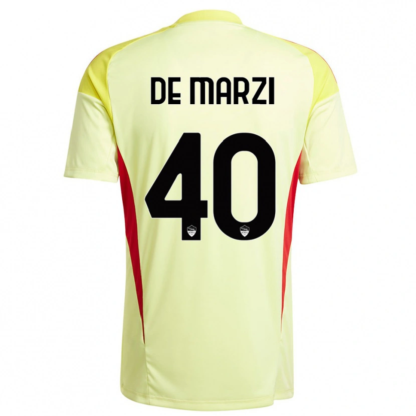 Danxen Homem Giorgio De Marzi #40 Laranja Amarelo Claro Camisola Guarda-Redes 2025/26 Camisa Brasil