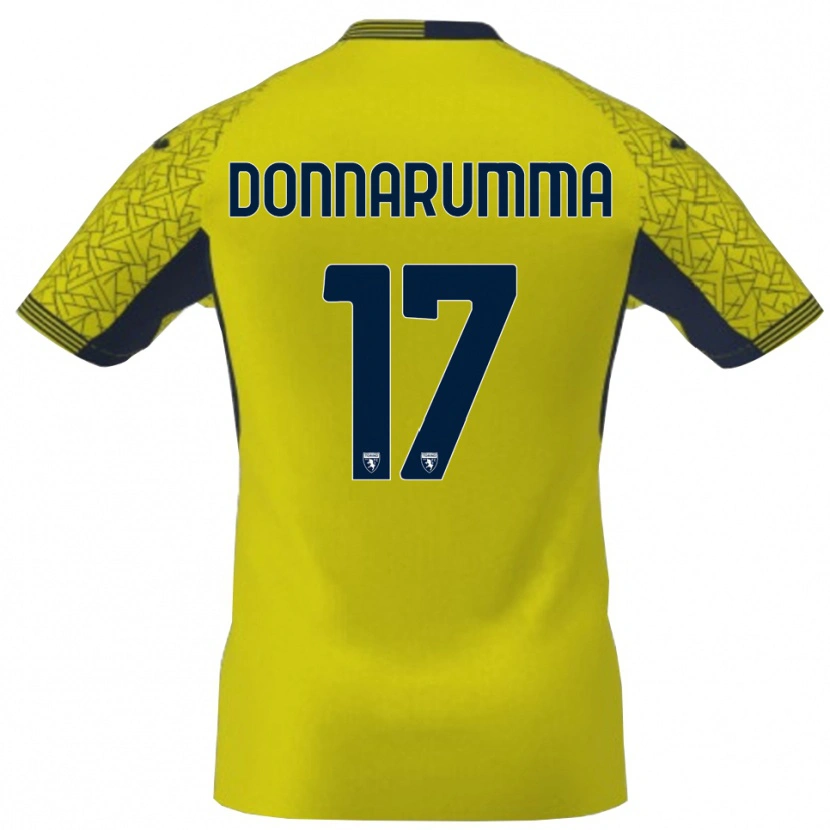Danxen Homem Antonio Donnarumma #17 Preto Amarelo Camisola Guarda-Redes 2025/26 Camisa Brasil