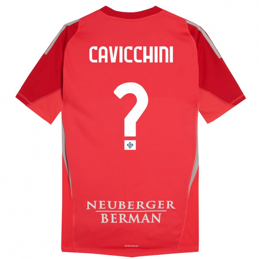 Danxen Homem Leonardo Cavicchini #0 Cinza Vermelho Camisola Guarda-Redes 2025/26 Camisa Brasil