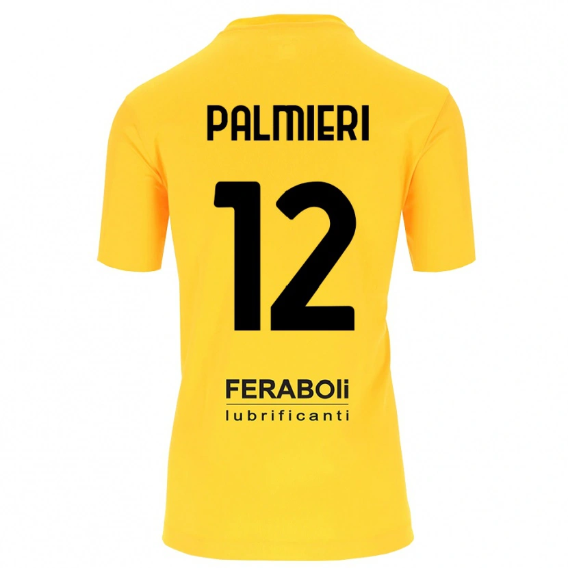Danxen Homem Cristian Palmieri #12 Preto Amarelo Camisola Guarda-Redes 2025/26 Camisa Brasil