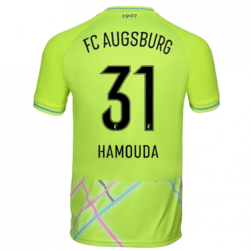 Danxen Homem Hania Hamouda #31 Preto Amarelo Verde Camisola Guarda-Redes 2025/26 Camisa Brasil