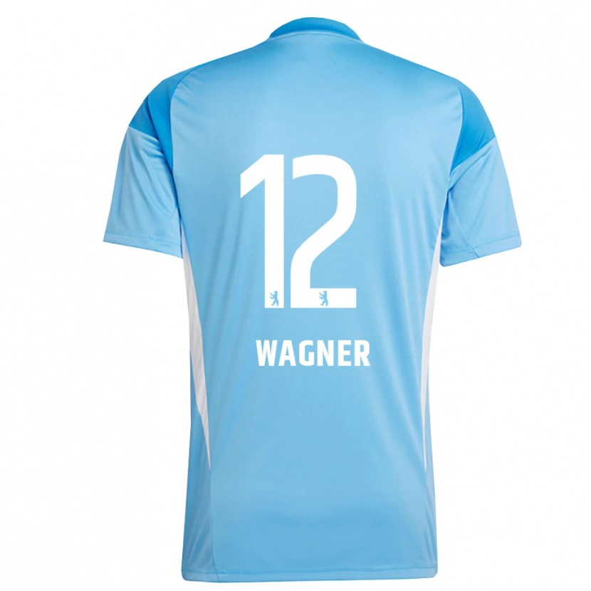 Danxen Homem Melanie Wagner #12 Preto Azul Camisola Guarda-Redes 2025/26 Camisa Brasil