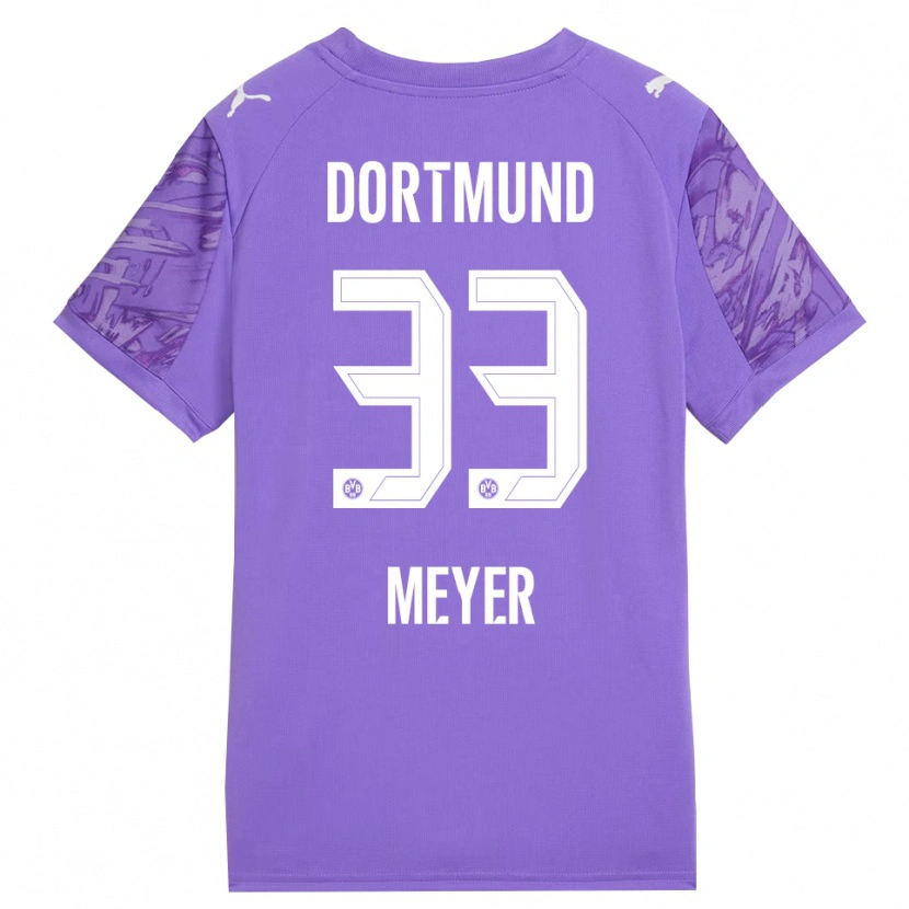 Danxen Homem Alexander Meyer #33 Branco Lilás Camisola Guarda-Redes 2025/26 Camisa Brasil