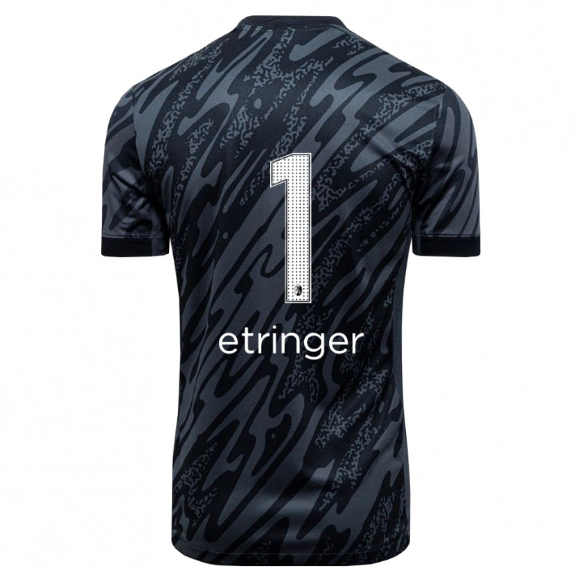 Danxen Homem Elias Etringer #1 Branco Preto Camisola Guarda-Redes 2025/26 Camisa Brasil