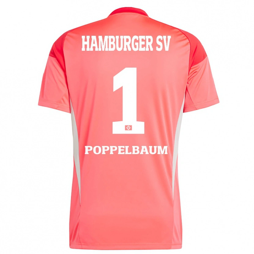 Danxen Homem Colin Poppelbaum #1 Laranja Vermelho Camisola Guarda-Redes 2025/26 Camisa Brasil
