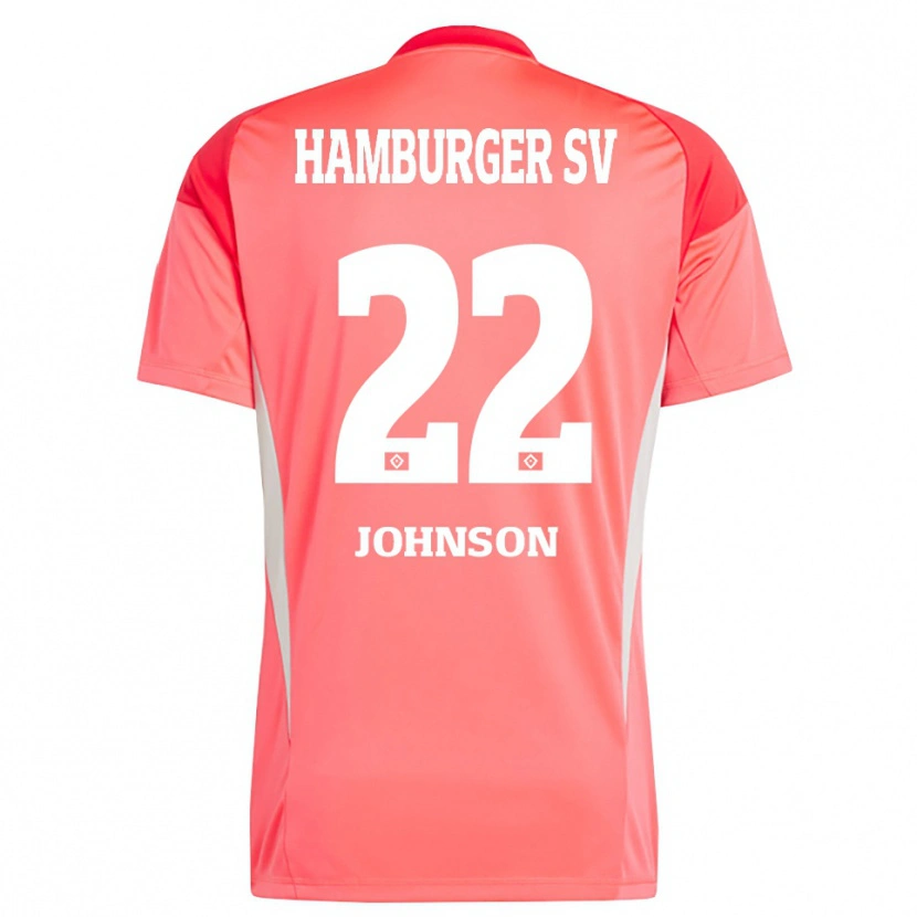 Danxen Homem Emmanuel Johnson #22 Laranja Vermelho Camisola Guarda-Redes 2025/26 Camisa Brasil