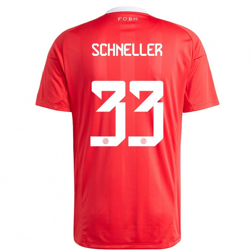 Danxen Homem Lukas Schneller #33 Branco Vermelho Camisola Guarda-Redes 2025/26 Camisa Brasil