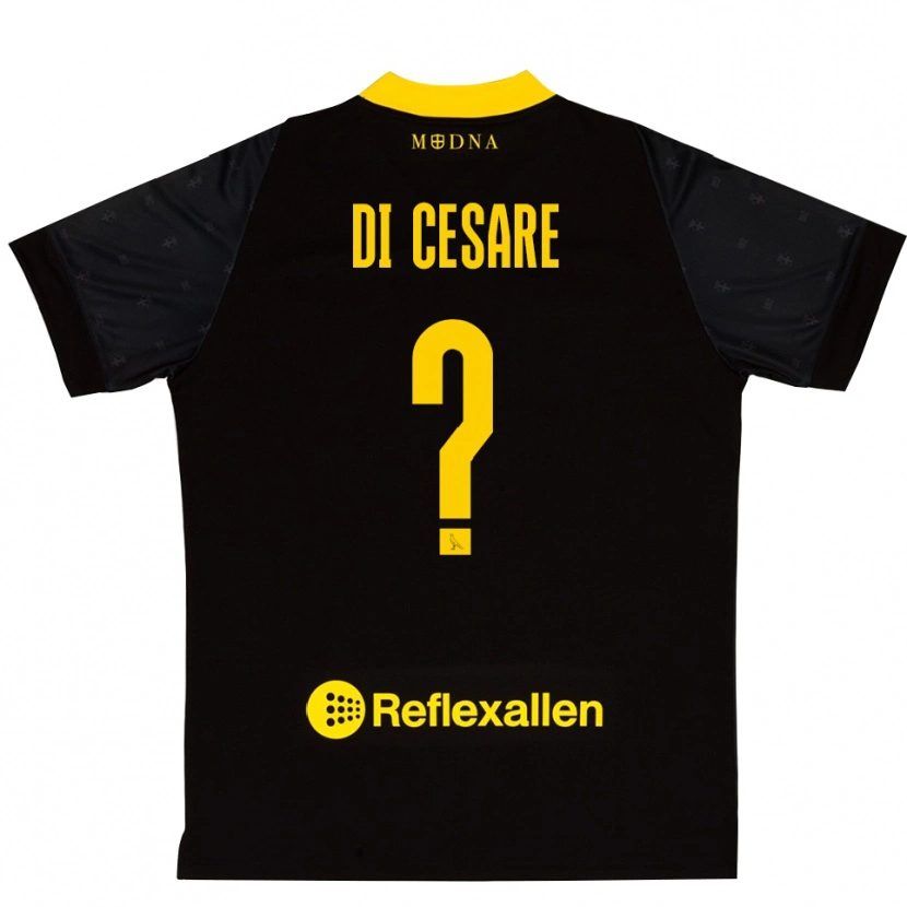 Danxen Homem Gabriele Di Cesare #0 Preto Amarelo Camisola Guarda-Redes 2025/26 Camisa Brasil