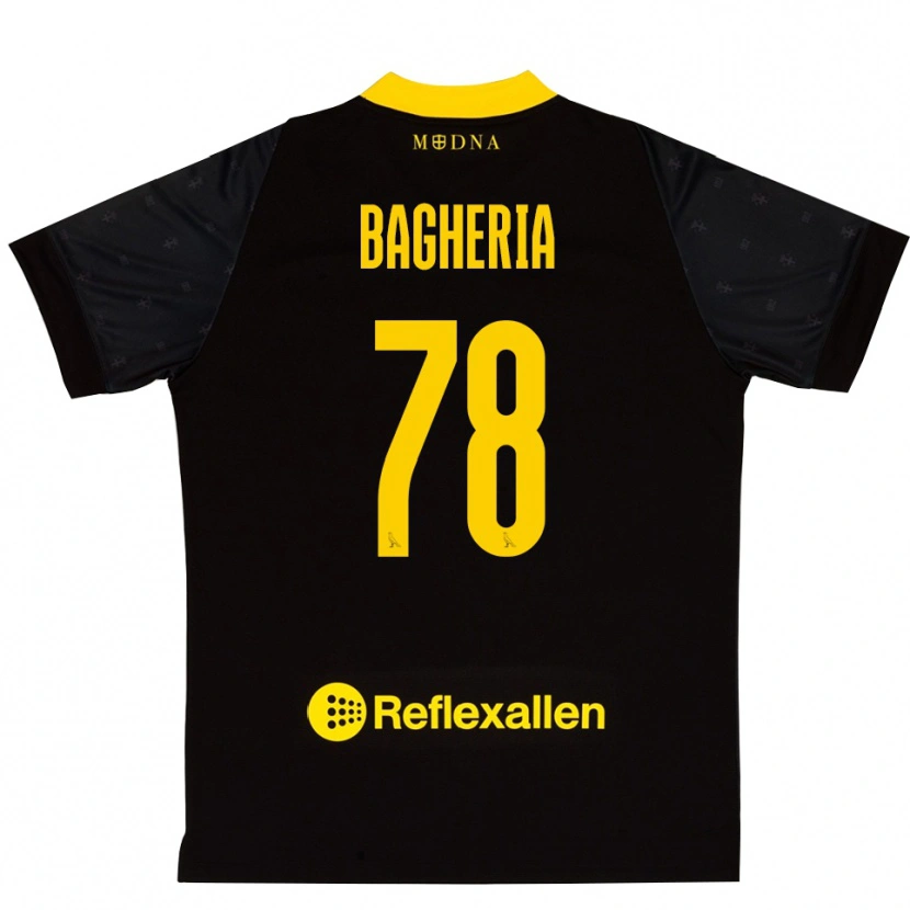 Danxen Homem Fabrizio Bagheria #78 Preto Amarelo Camisola Guarda-Redes 2025/26 Camisa Brasil