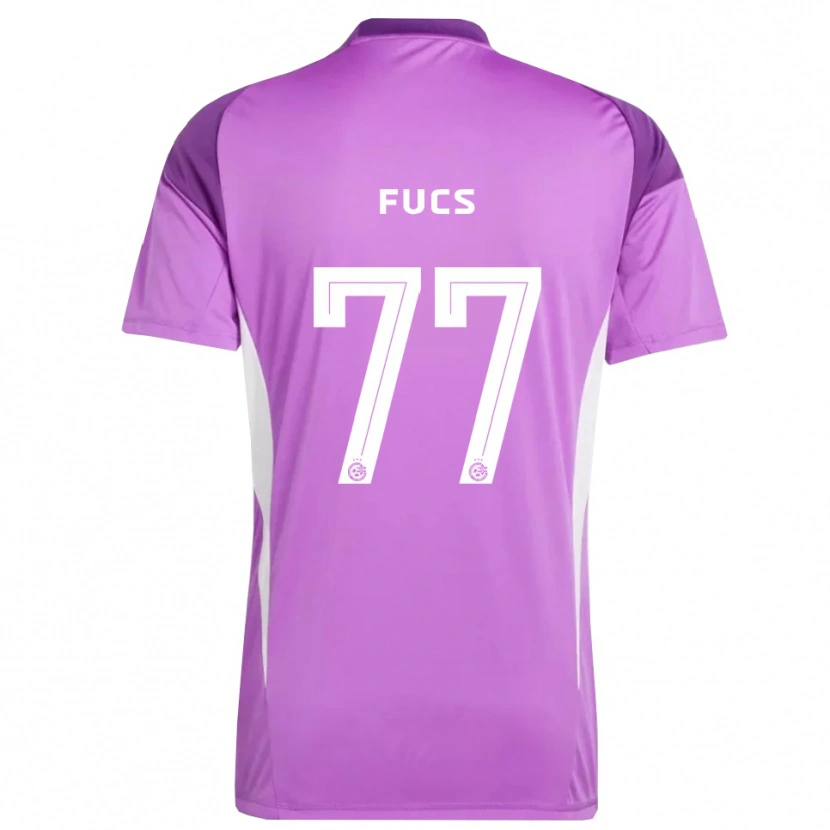Danxen Homem Roee Fucs #77 Roxo Lilás Camisola Guarda-Redes 2025/26 Camisa Brasil