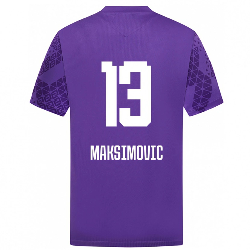 Danxen Homem Filip Maksimovic #13 Branco Índigo Camisola Guarda-Redes 2025/26 Camisa Brasil