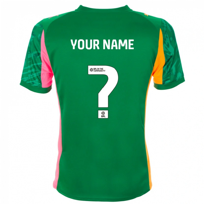 Danxen Mulher Blackpool FC Laranja Verde Camisola Guarda-Redes 2025/26 Camisa Brasil