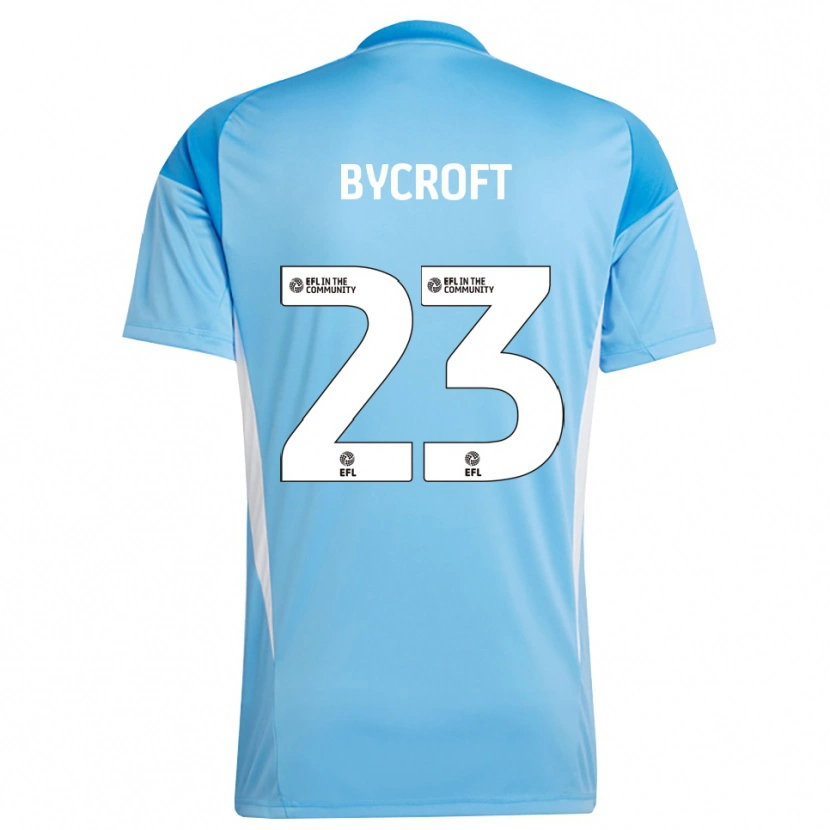 Danxen Mulher Jack Bycroft #23 Azul Celeste Camisola Guarda-Redes 2025/26 Camisa Brasil