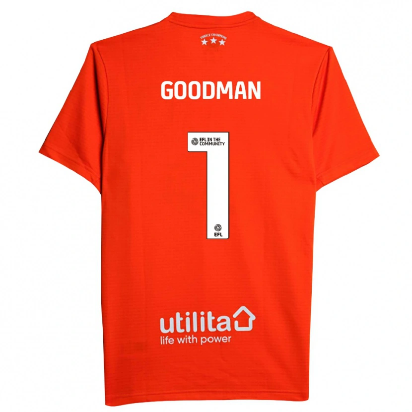 Danxen Mulher Owen Goodman #1 Branco Vermelho Camisola Guarda-Redes 2025/26 Camisa Brasil