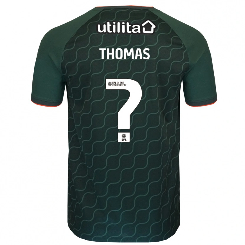 Danxen Mulher Lucas Thomas #0 Verde Escuro Camisola Guarda-Redes 2025/26 Camisa Brasil