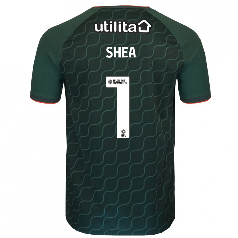 Danxen Mulher James Shea #1 Verde Escuro Camisola Guarda-Redes 2025/26 Camisa Brasil