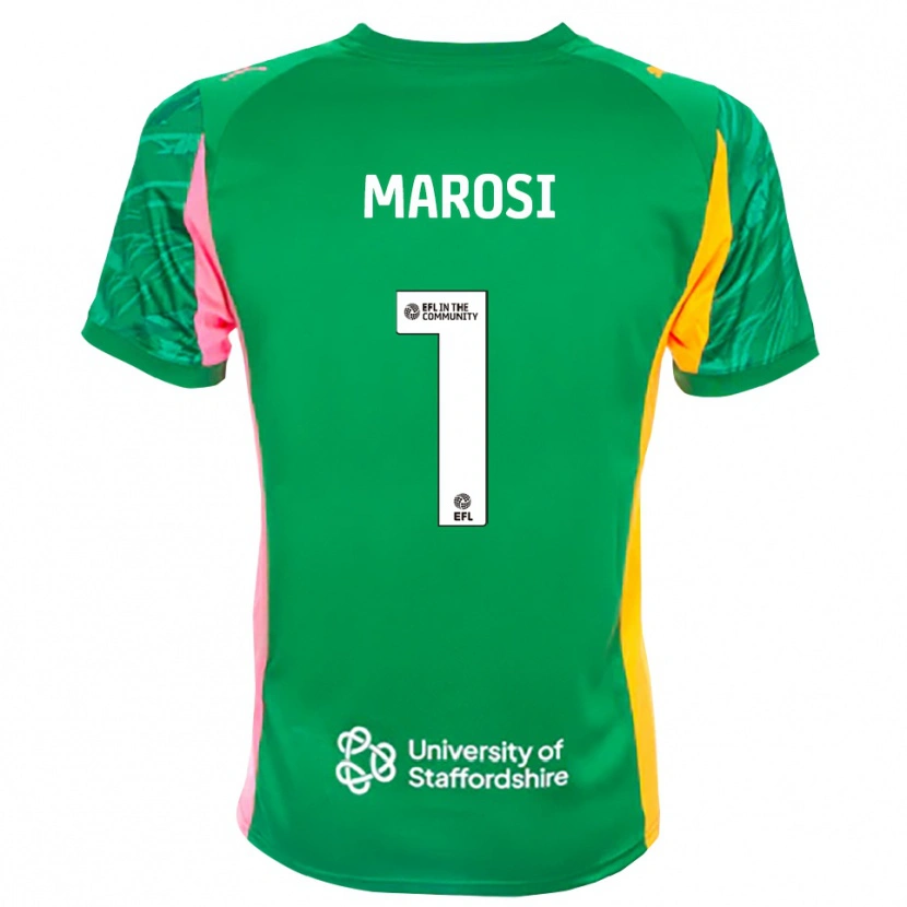 Danxen Mulher Marko Marosi #1 Laranja Verde Rosa Camisola Guarda-Redes 2025/26 Camisa Brasil