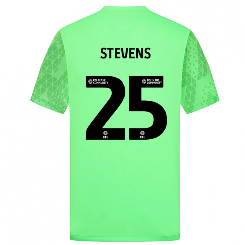 Danxen Mulher Jack Stevens #25 Verde Claro Camisola Guarda-Redes 2025/26 Camisa Brasil