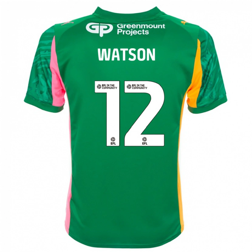Danxen Mulher Tom Watson #12 Laranja Verde Rosa Camisola Guarda-Redes 2025/26 Camisa Brasil