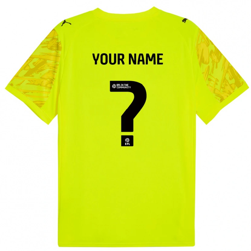 Danxen Mulher Barrow AFC Preto Amarelo Camisola Guarda-Redes 2025/26 Camisa Brasil