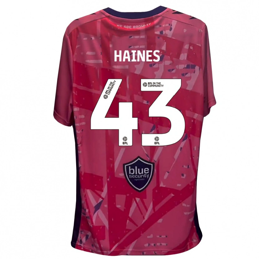 Danxen Mulher Harry Haines #43 Branco Rosa Camisola Guarda-Redes 2025/26 Camisa Brasil