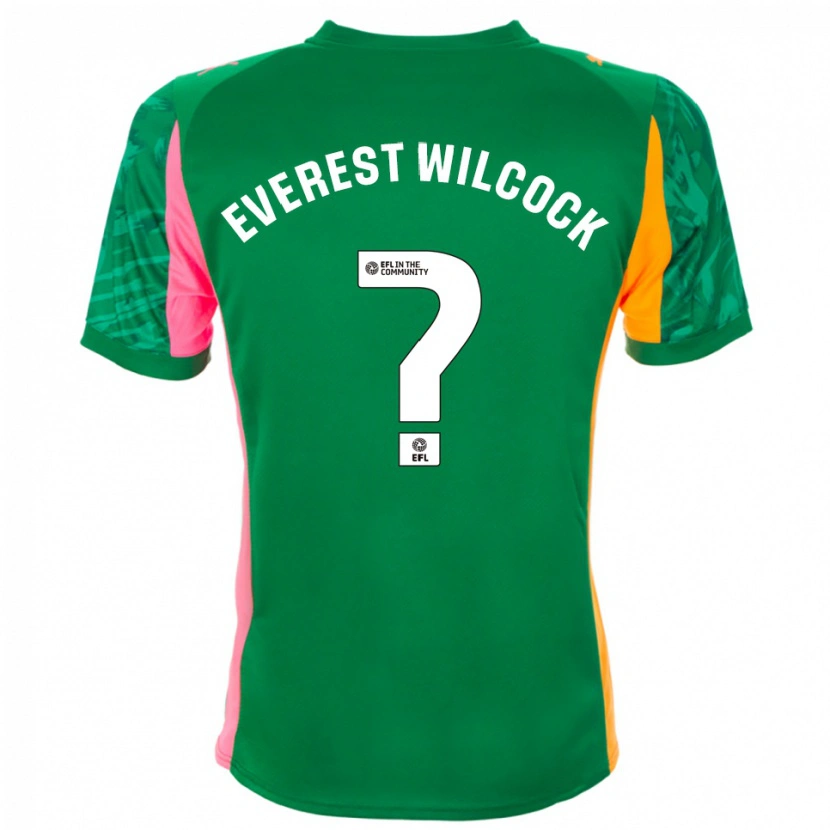 Danxen Mulher Tom Everest Wilcock #0 Laranja Verde Rosa Camisola Guarda-Redes 2025/26 Camisa Brasil