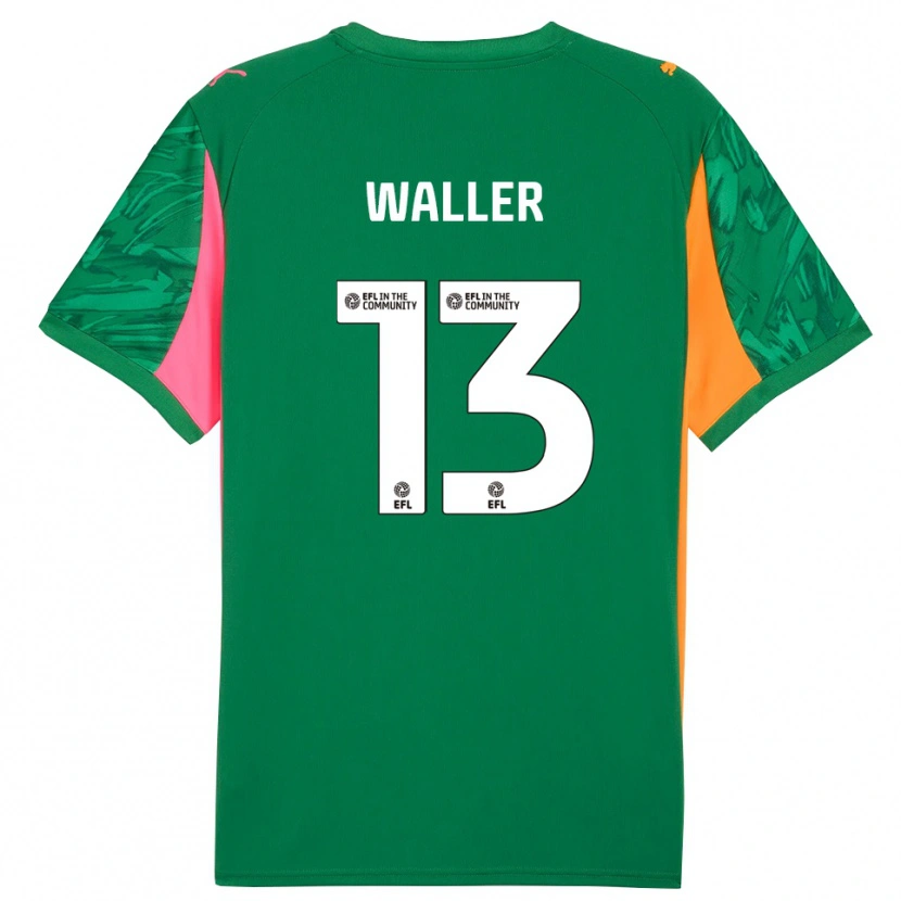 Danxen Mulher Sam Waller #13 Laranja Verde Rosa Camisola Guarda-Redes 2025/26 Camisa Brasil
