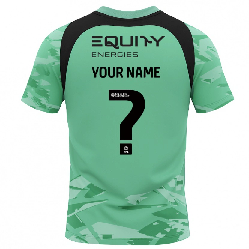 Danxen Mulher Milton Keynes Dons Preto Verde Claro Camisola Guarda-Redes 2025/26 Camisa Brasil