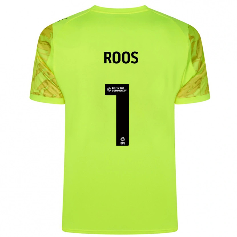 Danxen Mulher Kelle Roos #1 Verde Fluorescente Camisola Guarda-Redes 2025/26 Camisa Brasil