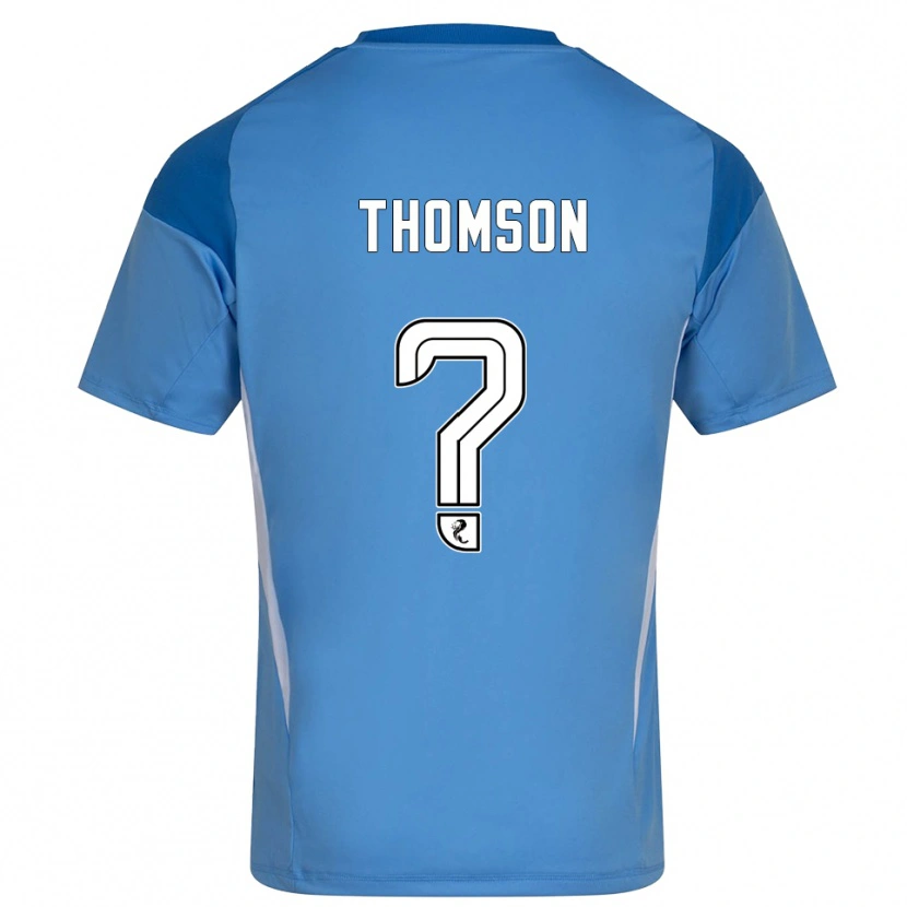 Danxen Mulher Ethan Thomson #0 Branco Azul Camisola Guarda-Redes 2025/26 Camisa Brasil