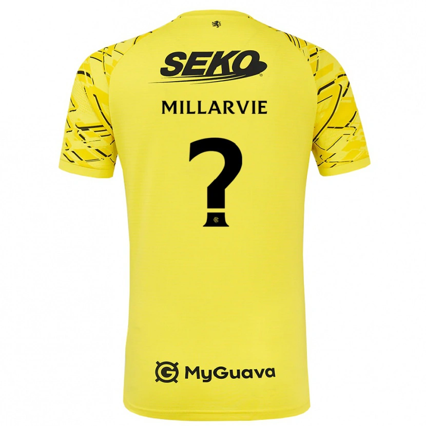 Danxen Mulher Jaden Millarvie #0 Preto Amarelo Camisola Guarda-Redes 2025/26 Camisa Brasil