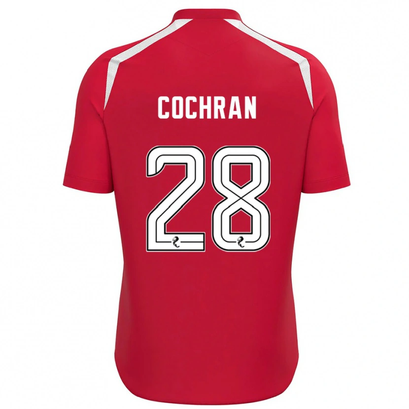 Danxen Mulher Bobby Cochran #28 Branco Vermelho Camisola Guarda-Redes 2025/26 Camisa Brasil