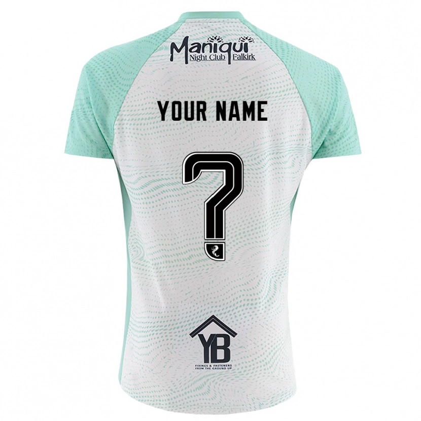 Danxen Mulher Falkirk FC Preto Branco Camisola Guarda-Redes 2025/26 Camisa Brasil