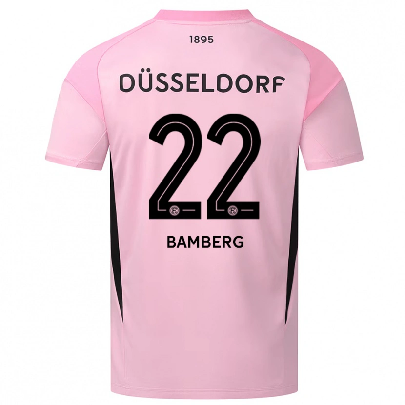 Danxen Mulher Julian Bamberg #22 Rosa Preto Camisola Guarda-Redes 2025/26 Camisa Brasil
