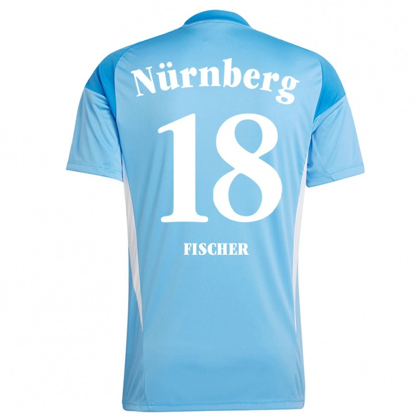 Danxen Mulher Jonas Fischer #18 Azul Celeste Branco Camisola Guarda-Redes 2025/26 Camisa Brasil
