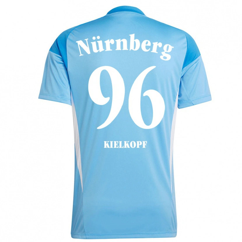 Danxen Mulher Felix Kielkopf #96 Azul Celeste Branco Camisola Guarda-Redes 2025/26 Camisa Brasil