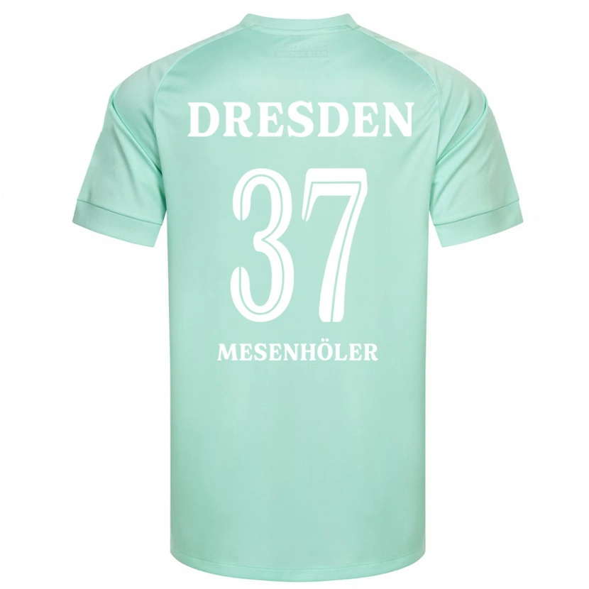 Danxen Mulher Daniel Mesenhöler #37 Verde Claro Branco Camisola Guarda-Redes 2025/26 Camisa Brasil