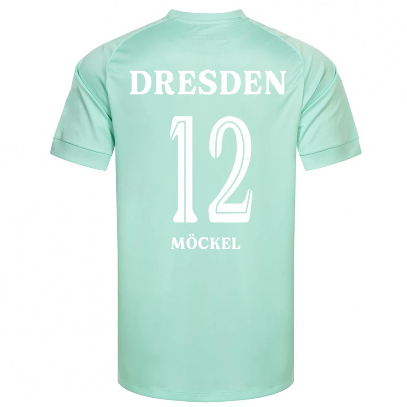 Danxen Mulher Richard Möckel #12 Verde Claro Branco Camisola Guarda-Redes 2025/26 Camisa Brasil