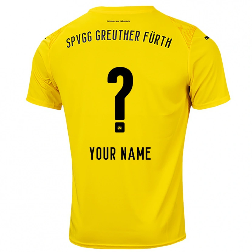 Danxen Mulher SpVgg Greuther Fürth Amarelo Preto Camisola Guarda-Redes 2025/26 Camisa Brasil