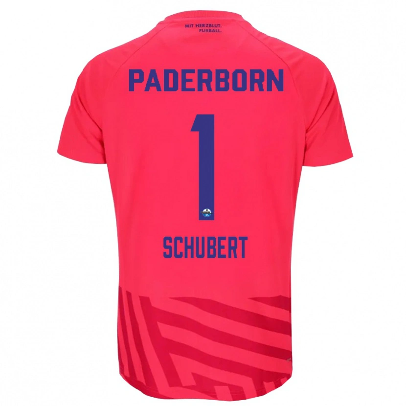 Danxen Mulher Markus Schubert #1 Vermelho Preto Camisola Guarda-Redes 2025/26 Camisa Brasil
