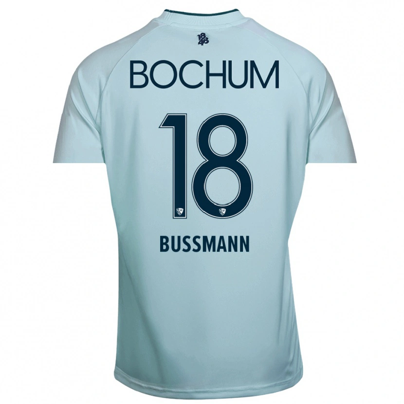Danxen Mulher Benjamin Bußmann #18 Ciano-Azul Camisola Guarda-Redes 2025/26 Camisa Brasil