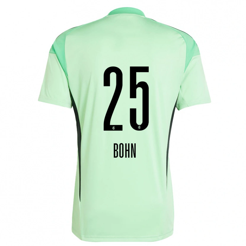 Danxen Mulher Etienne Bohn #25 Verde Claro Preto Camisola Guarda-Redes 2025/26 Camisa Brasil